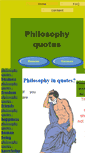 Mobile Screenshot of philosophyinquotes.com